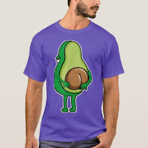 Camiseta Avocado Funny Scratch Bumbum Avocado Lover Vegan