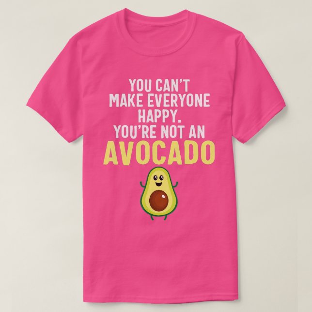 Camiseta Avocado Funny Vegan's Funny Avocado Gifes (Frente do Design)