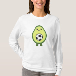 Camiseta Avocado Futebol Engraçado Esportes Engraçados