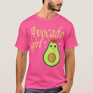 Camiseta Avocado Girl Engraçado Vegan Dizendo Por Amantes A