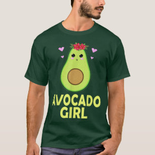 Camiseta Avocado Girl Engraçado Vegan Dizendo Por Amantes A