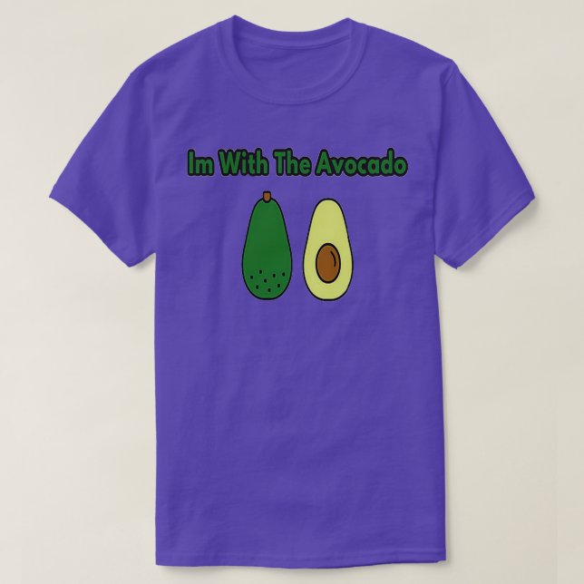 Camiseta Avocado Gravidez meme engraçado (Frente do Design)