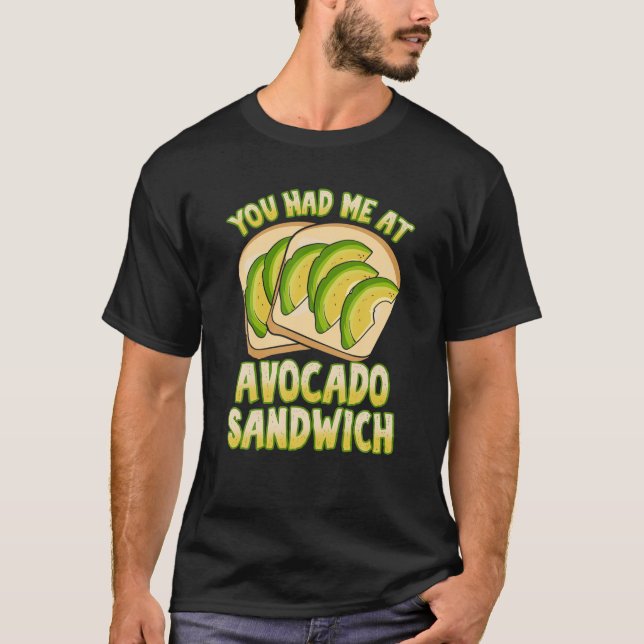 Camiseta Avocado Guacamole Lover Engraçado Vegan Avocad Sau (Frente)