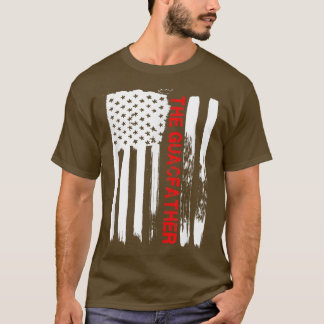 Camiseta Avocado Guacamole T Gift Guacdad EUA Flag