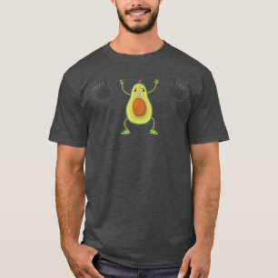 Camiseta Avocado Gym Workout Vegan Weising Esporte Love