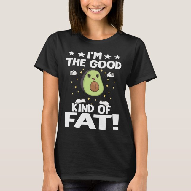 Camiseta Avocado  Healthy Fruit Guacamole Vegetarian Vegan  (Frente)