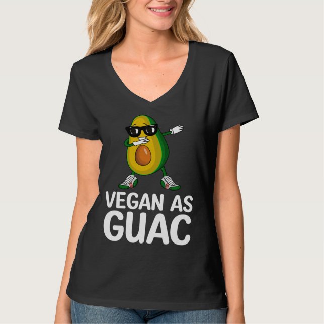 Camiseta Avocado  Healthy Fruit Guacamole Vegetarian Vegan  (Frente)