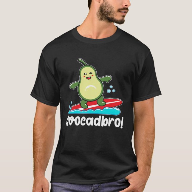 Camiseta Avocado  Healthy Fruit Guacamole Vegetarian Vegan  (Frente)