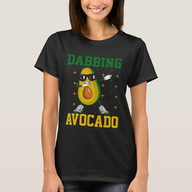 Camiseta Avocado  Healthy Fruit Guacamole Vegetarian Vegan  (Frente)