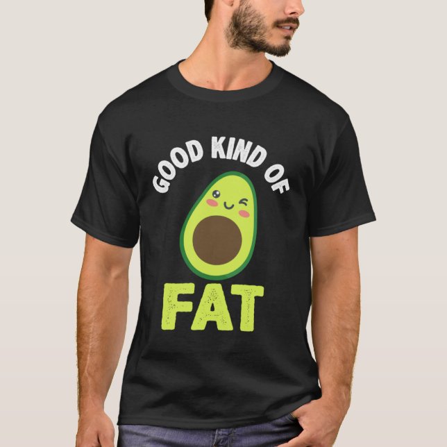 Camiseta Avocado  Healthy Fruit Guacamole Vegetarian Vegan  (Frente)