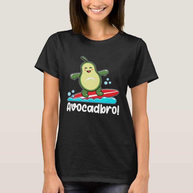 Camiseta Avocado  Healthy Fruit Guacamole Vegetarian Vegan  (Frente)
