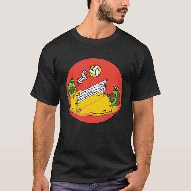 Camiseta Avocado  Healthy Fruit Guacamole Vegetarian Vegan  (Frente)