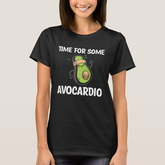 Camiseta Avocado  Healthy Fruit Guacamole Vegetarian Vegan (Frente)