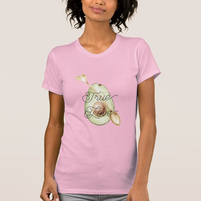 Camiseta Avocado Heart Spoon  (Frente)