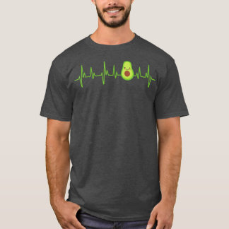 Camiseta Avocado Heartbeat - avocado for men and women T-Sh