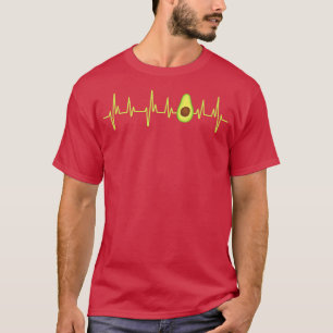 Camiseta Avocado Heartbeatavocado para homens e mulheres