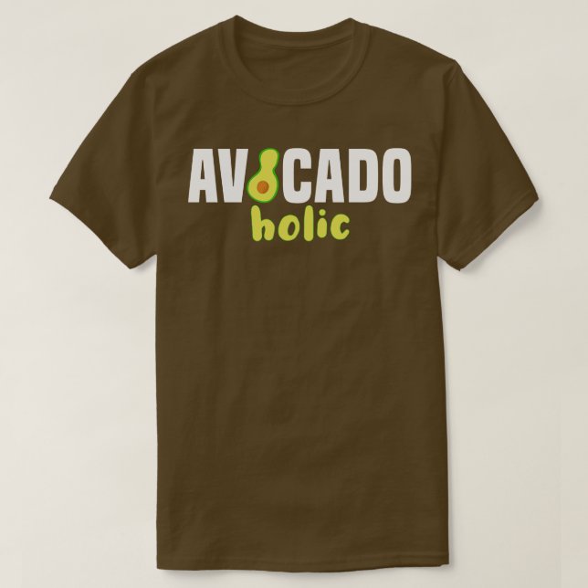Camiseta Avocado Holic Vegan Comida Avocado (2) (Frente do Design)