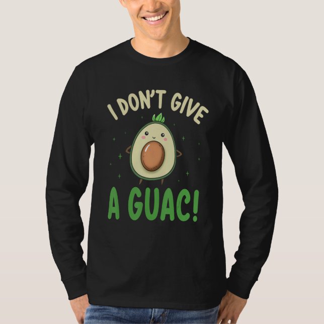 Camiseta Avocado  I Don t Give A Guac  Vegan (Frente)