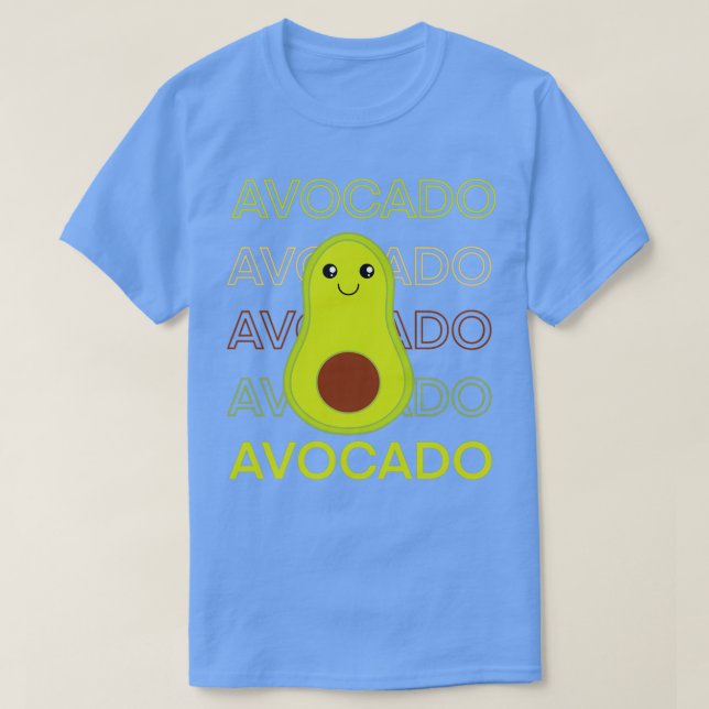 Camiseta Avocado incrível (Frente do Design)