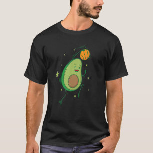 Camiseta Avocado Jogando Basquete