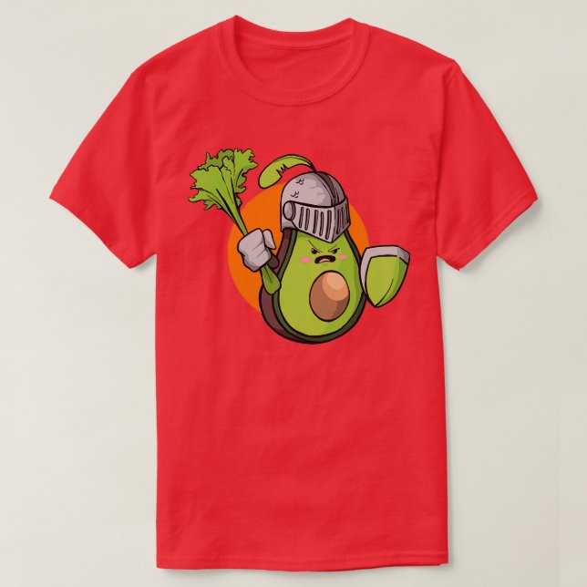 CAMISETA AVOCADO KNIGHT (Frente do Design)
