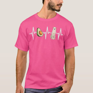 Camiseta Avocado Kuvaszok Heartbeat Dog Lover
