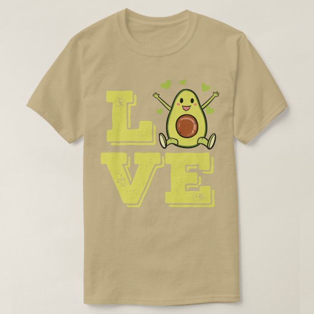 Camiseta Avocado Love Guacamole Lover (Frente do Design)