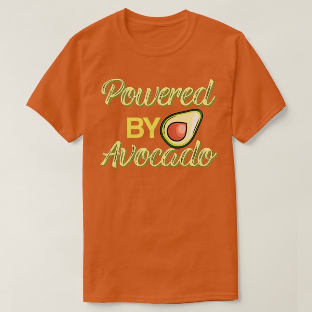 Camiseta Avocado Lover Comida saudável (Frente do Design)