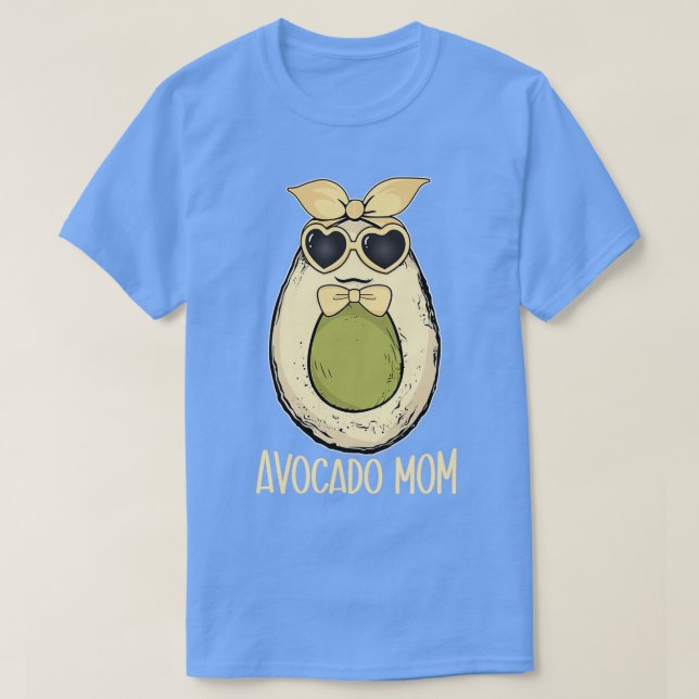 Camiseta Avocado Mãe Avocado Gift Mulheres Avocado (Frente do Design)