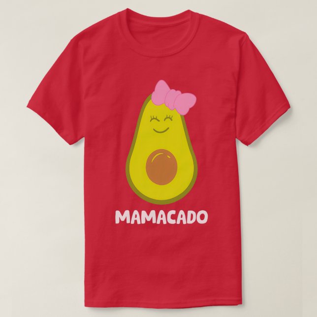 Camiseta Avocado Mamabole Mamacado Avocado (Frente do Design)
