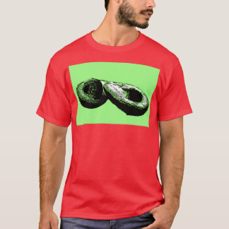 Camiseta Avocado metades Abstrato