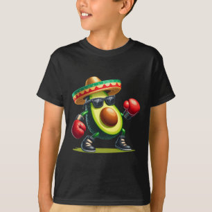 Camiseta Avocado Mostrando Boxeiras Cinco De Mayo Engraçado