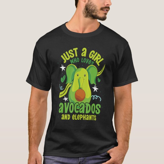 Camiseta Avocado Mulheres África Meninas Animais Zooelefant (Frente)