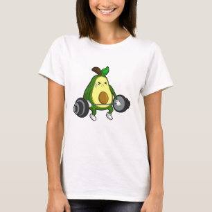 Camiseta Avocado na Malhação com Barbell