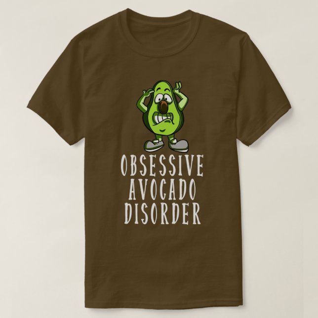 Camiseta Avocado Obsessivo (Frente do Design)