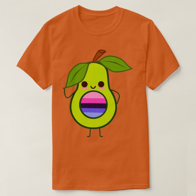 Camiseta Avocado onissexual abacado omni onissexual sutil (Frente do Design)