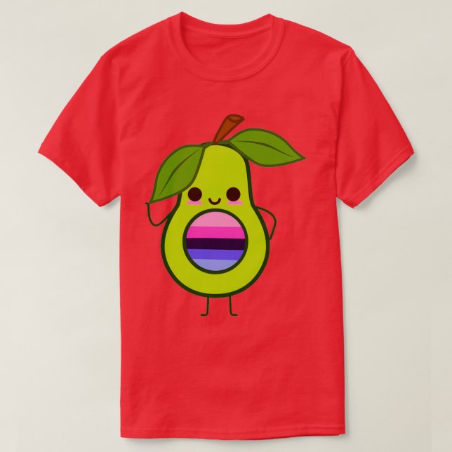 Camiseta Avocado onissexual abacado omni onissexual sutil (Frente do Design)