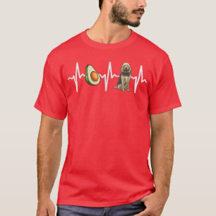 Camiseta Avocado Otterhound Heartbeat Dog Lover