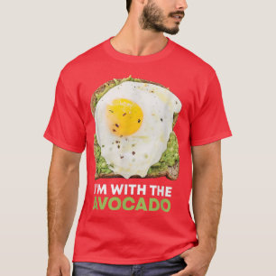 Camiseta Avocado, Ovo, Im, com o Hallow Avocado Vegan
