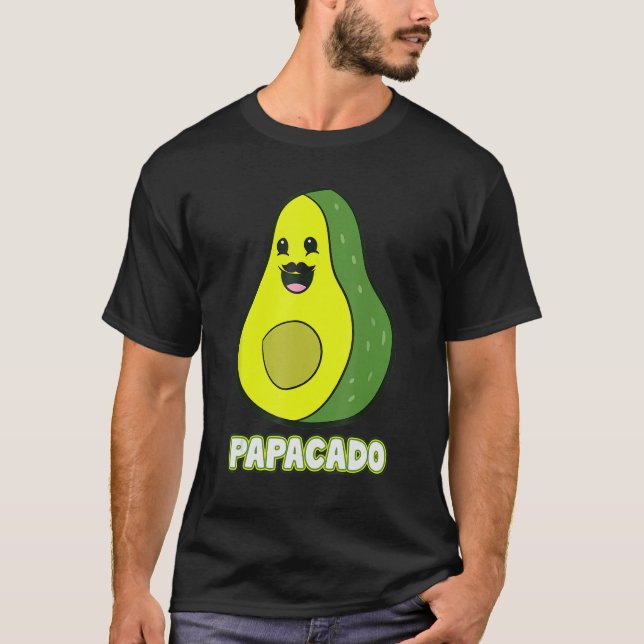 Camiseta Avocado Papa Avocado Dad Avocado Papacado Father s (Frente)