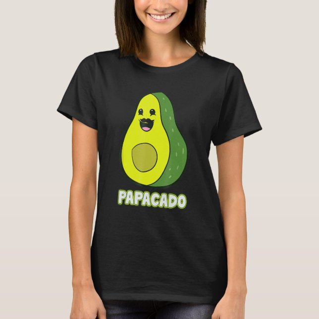 Camiseta Avocado Papa Avocado Dad Avocado Papacado Father s (Frente)