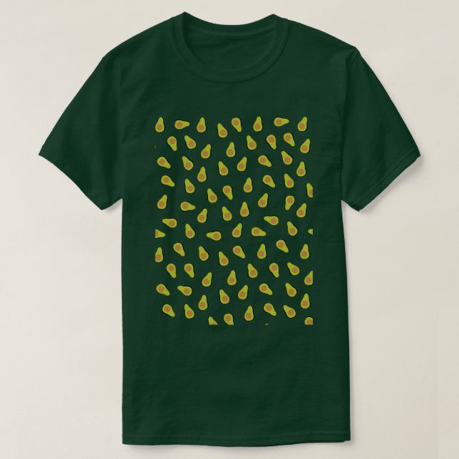 Camiseta Avocado Pattern 34 (Frente do Design)