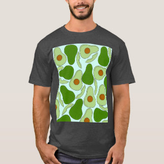 Camiseta Avocado Patterno em Verde