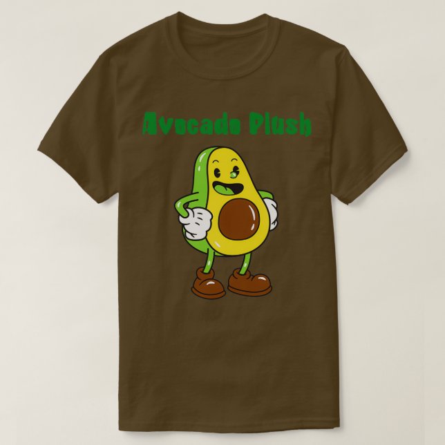 Camiseta Avocado Plush 2 (Frente do Design)