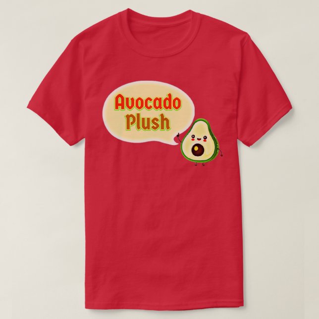 Camiseta Avocado Plush 31 (Frente do Design)