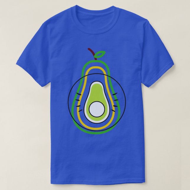 Camiseta Avocado Plush 37 (Frente do Design)