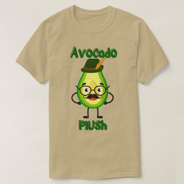 Camiseta Avocado Plush 6 (Frente do Design)