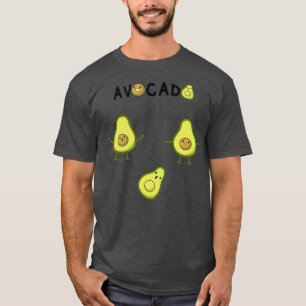 Camiseta Avocado Plush Avocado Amadurece Vício Cute Avocad