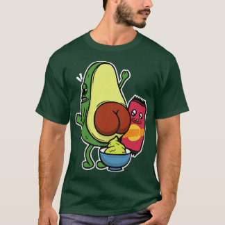 Camiseta Avocado Pooping Guacamole O Partido Original