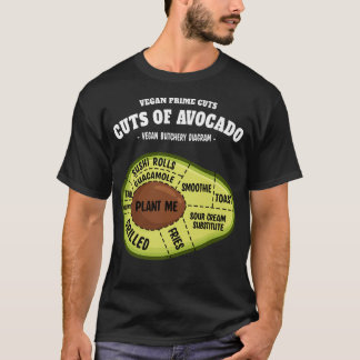 Camiseta Avocado Prime Custa Engraçado Vegan Butcher & Avoc
